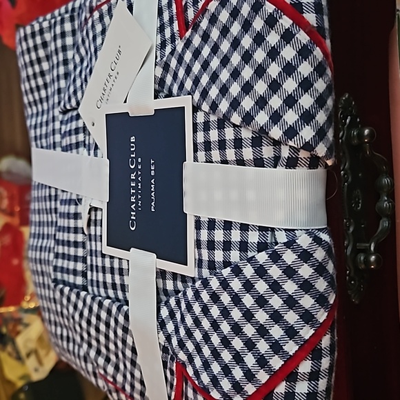 Charter Club Other - Charter Club Intimates Gingham Check Pajama Set Size Large